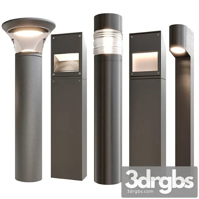 Bega Bollard Lights 3D Model Free