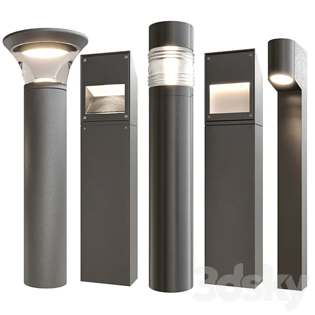 Bega bollard lights 3DModel
