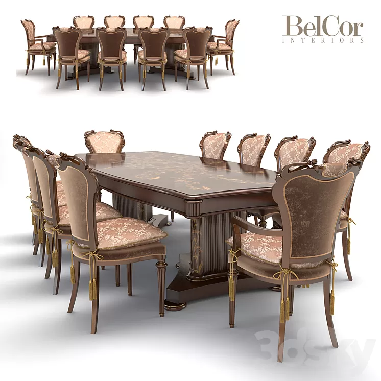 BelCor \ ORLEANS \ Dinner Set 3D Model
