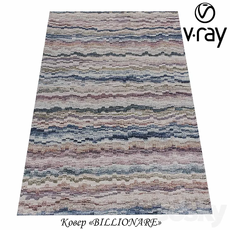 "Belgian Rug Synthetic ""Billionare""" 3D Model