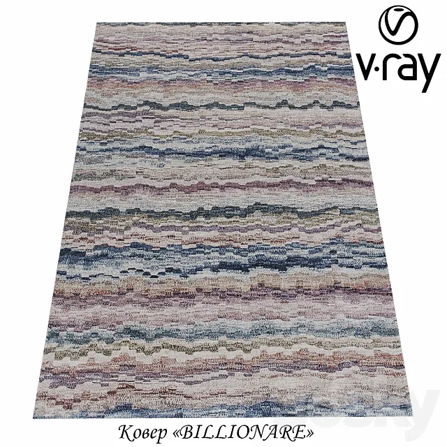 Belgian Rug Synthetic "Billionare" 3DModel