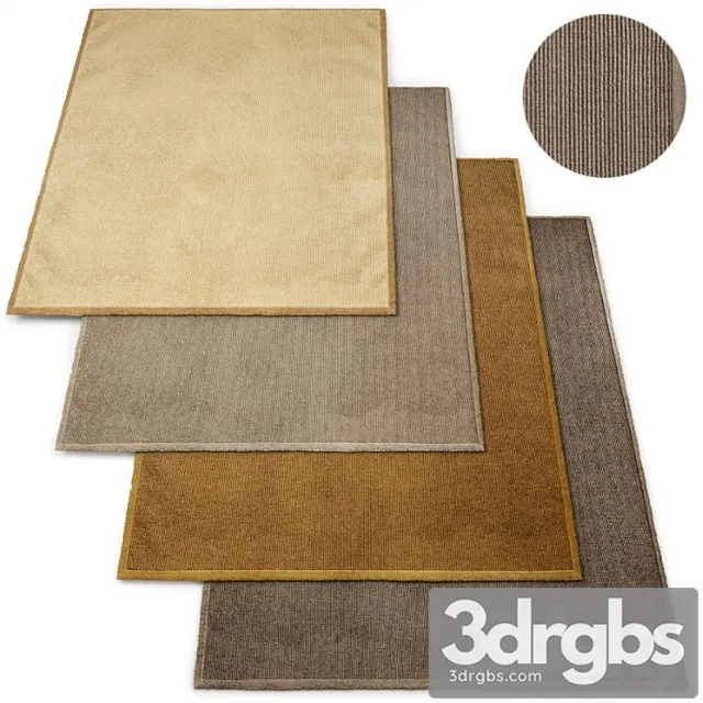 Belgian Wool Sisal Rug Rh Collection 3D Model Free