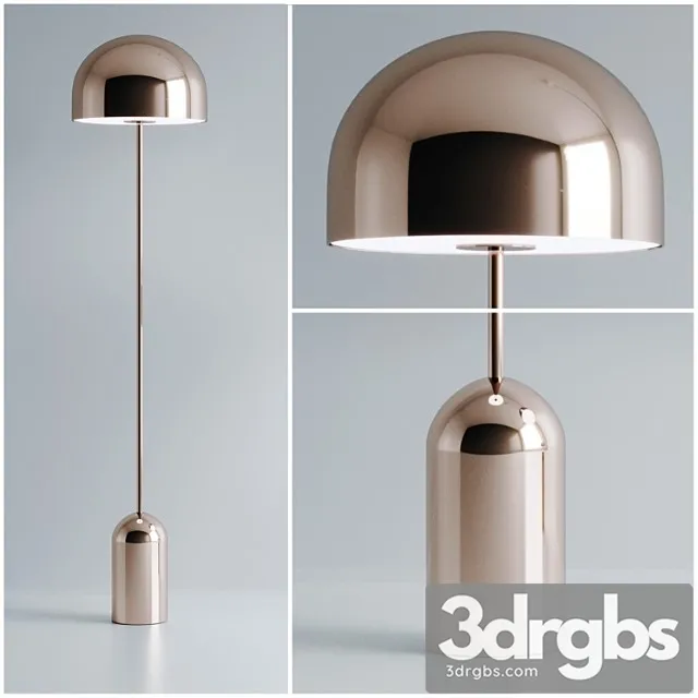 Bell floor light 3D Model Free