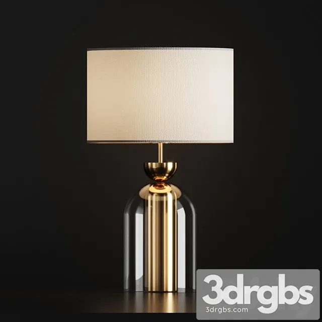 Bell Jar Table Lamp 3D Model Free