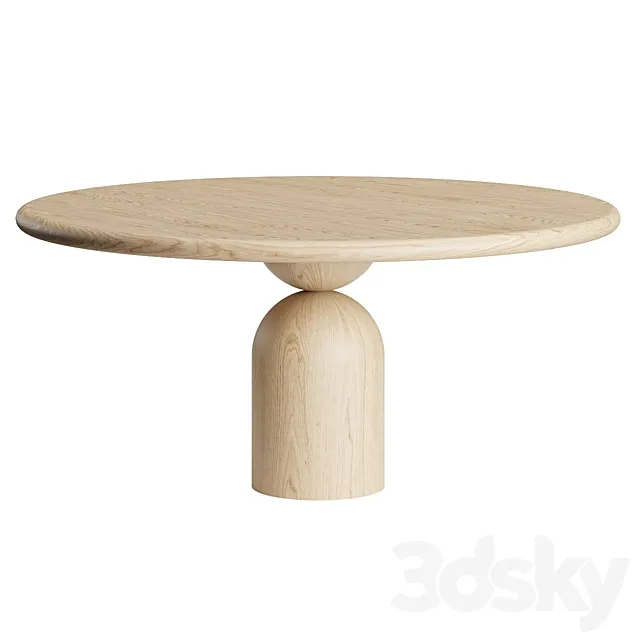 Bell Table by Wood Room 3D Model
