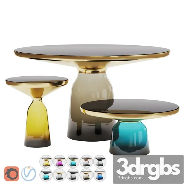 Bell tables set 2 3D Model Free