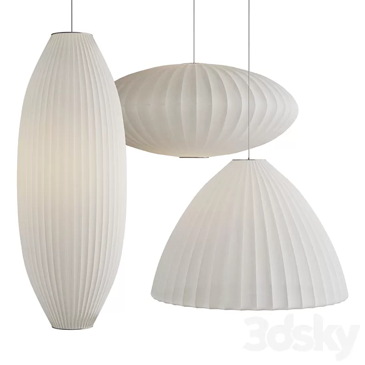 Bell X-large Cigar Xl Saucer X-large Pendant 3D Model