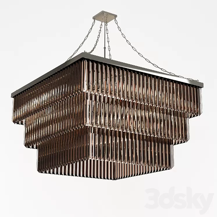Bella Figura Quadro 2 chandelier CL432-125 3D Model