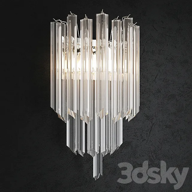 BELLA FIGURA WATERFALL 2 WALL LIGHT WL411-2 3D Model