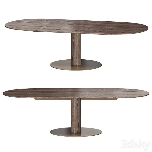 Bellagio dining by Minotti 3D Model