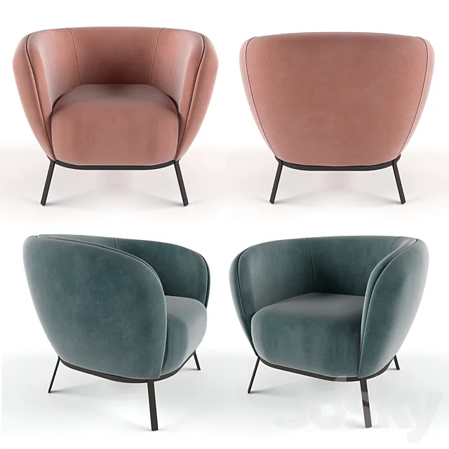 Belle chair 3D Model