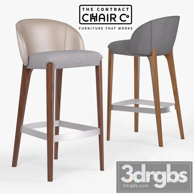 Bellevue Barstool 3D Model Free