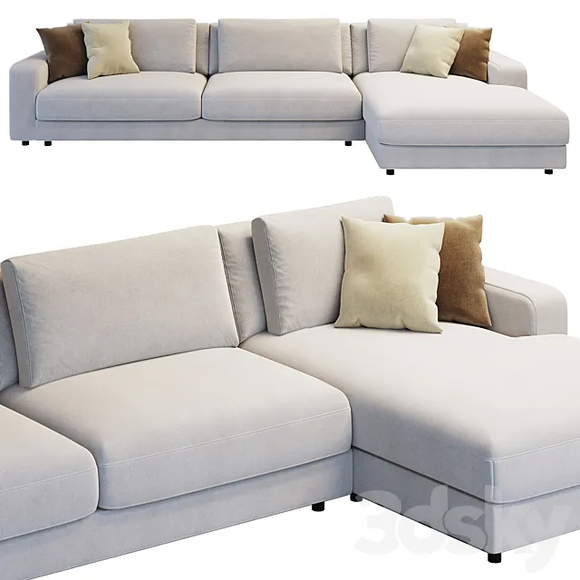 Bellini Corner Sofa 3D Model