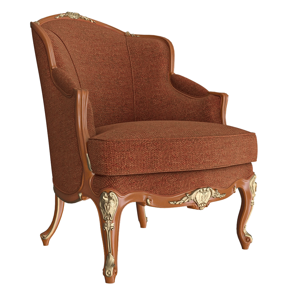 Bellotti Ezio  - Armchair 4996-4997 3D Model