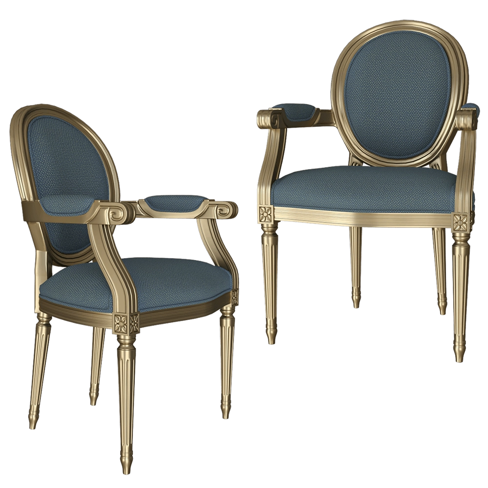 Bellotti Ezio  - Chair 1197 3D Model
