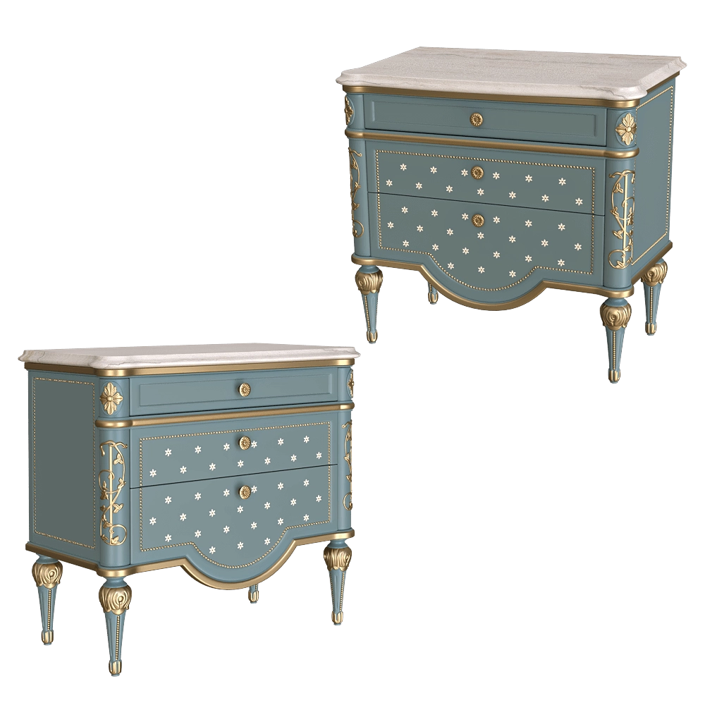 Bellotti Ezio  - Chest of drawers 3714 3D Model