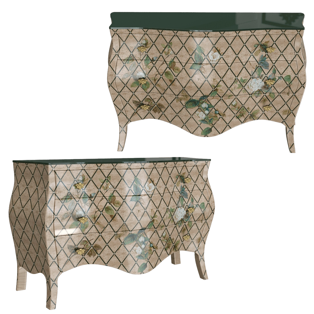 Bellotti Ezio  - Chest of drawers 3723 3D Model