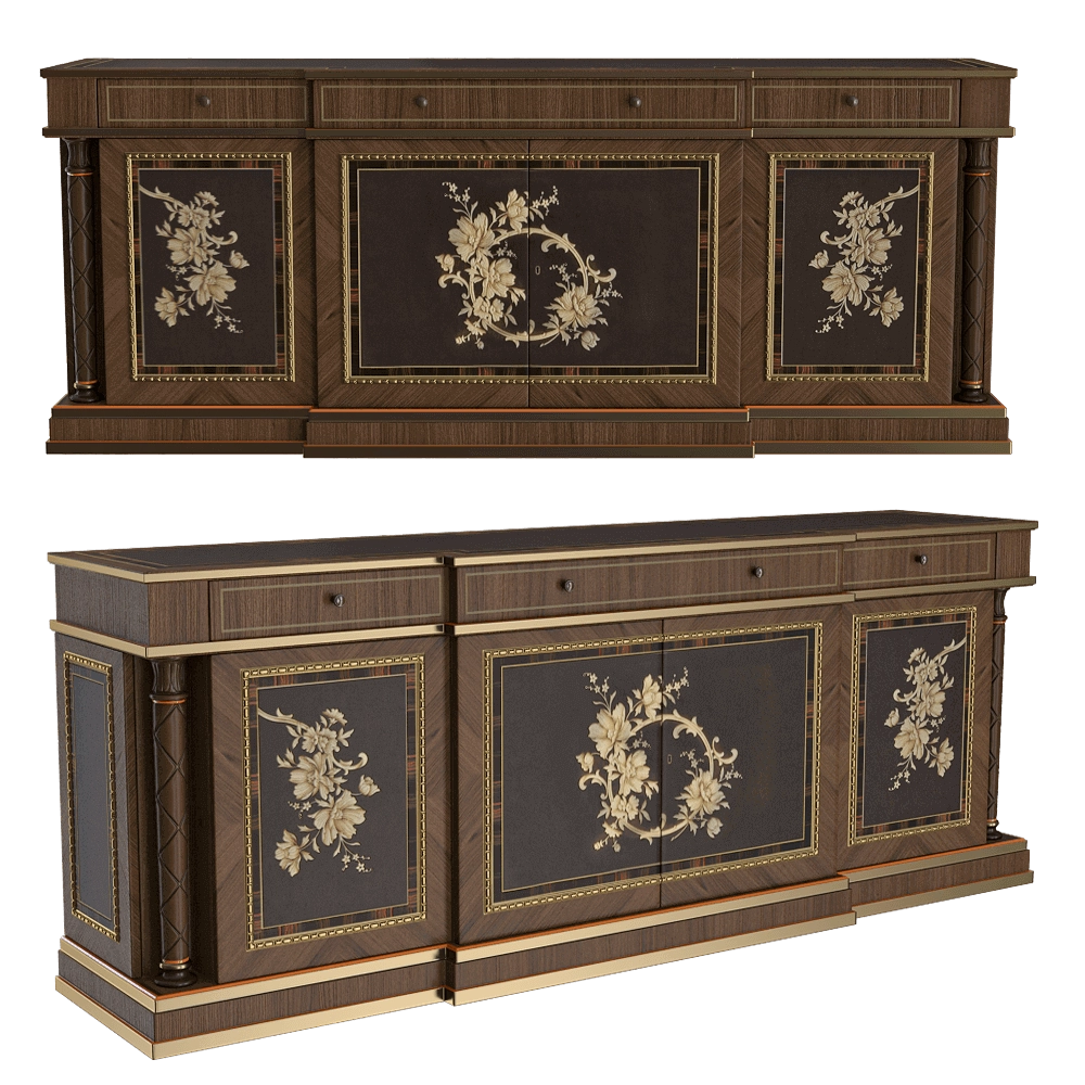 Bellotti Ezio  - Sideboard Cromie 3D Model