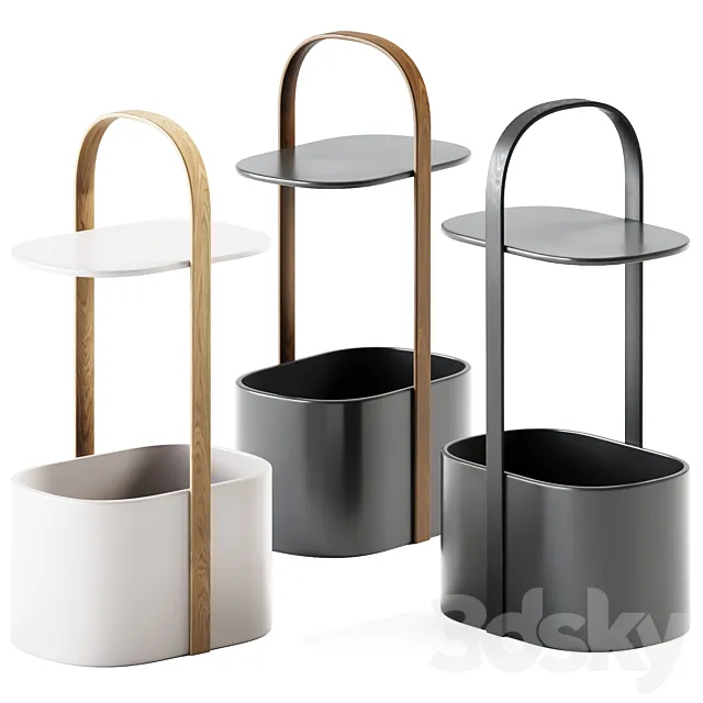 Bellwood Storage Table Umbra _ Portable table 3DModel