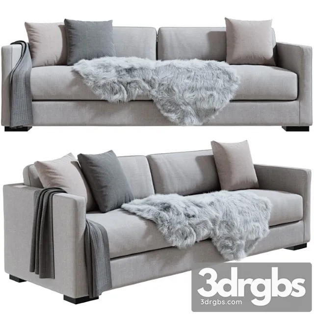 Belmon sofa meridiani 240 cm 2 3D Model Free