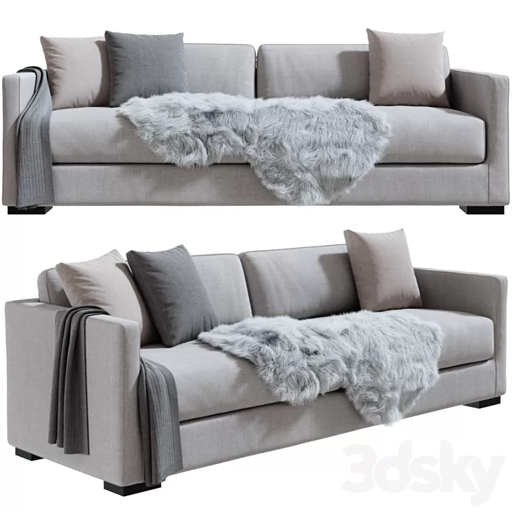 Belmon Sofa Meridiani 240 cm 3D Model