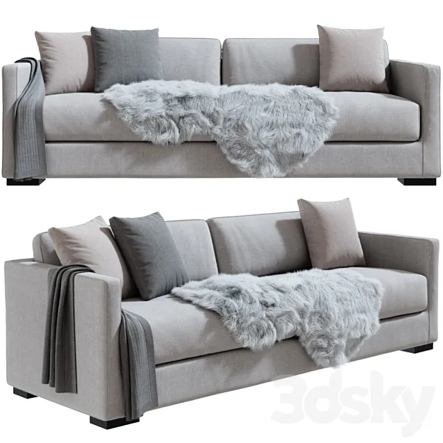 Belmon Sofa Meridiani 240 cm 3DModel