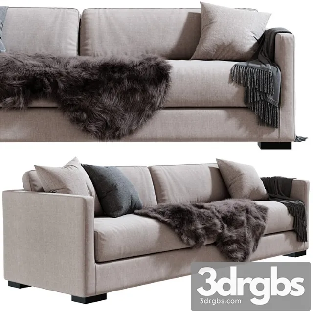 Belmon Sofa Meridiani 3D Model Free