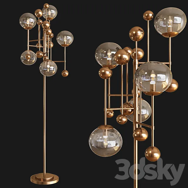 Belmont Floor Lamp 3D Model