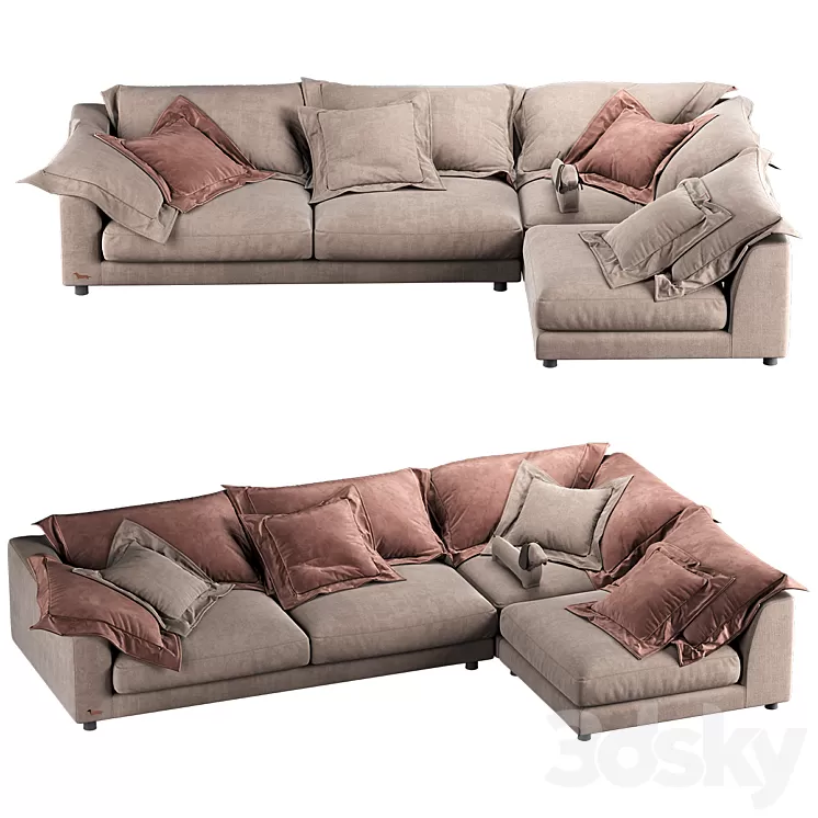 BELMONT S Sofa sofaclub 3D Model