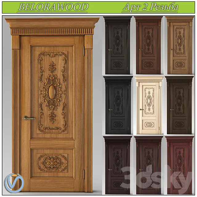 Belorawood Doors 3DModel