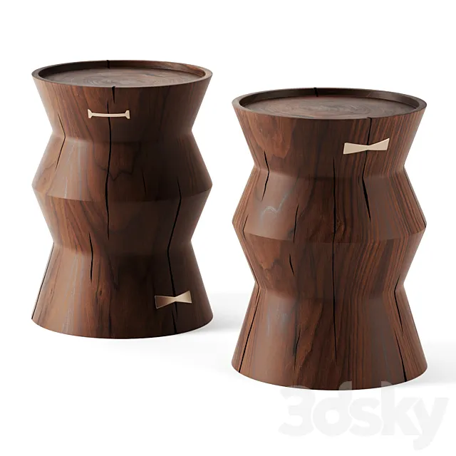 Belsize Stool by Cb2 3DModel