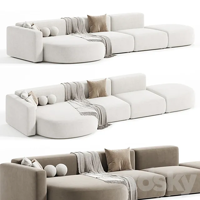 Belt modular Sofa Free Download