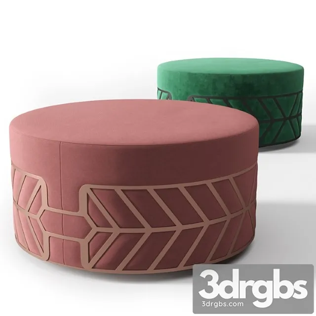 Belte pouf 2 3D Model Free
