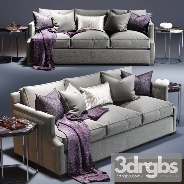 Belvedere Sofa Skeleton Side Table 01 3D Model Free