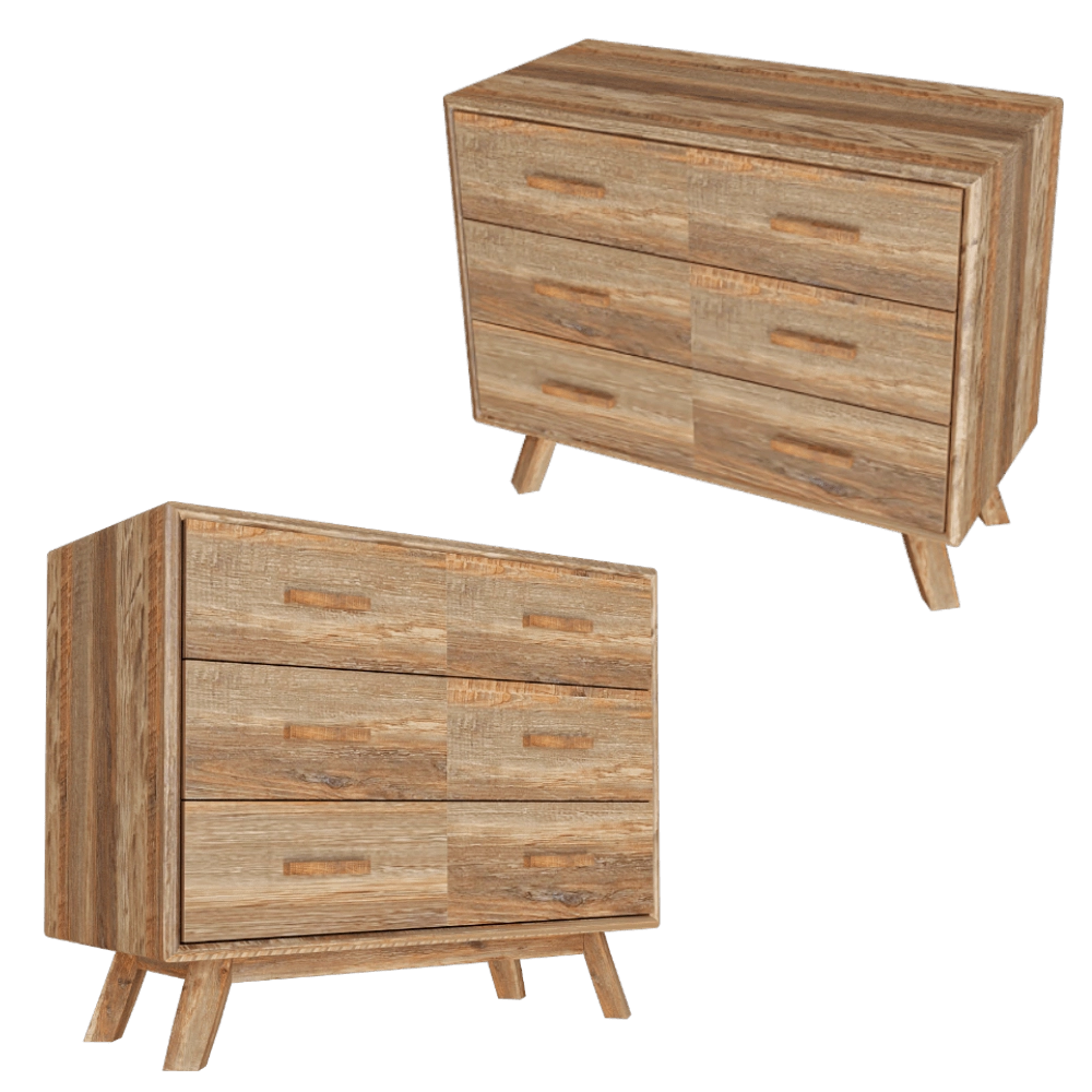Bemondi - Chest of drawers SEPIA 3D Model