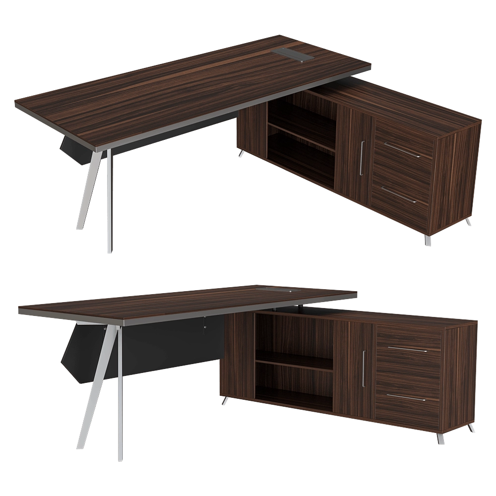 Bemondi - Desk with assistant PLATINUM 20C 3D Model