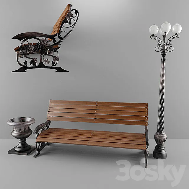 bench 3D Model