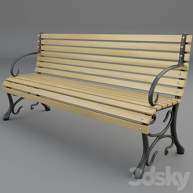 Bench 3D Model