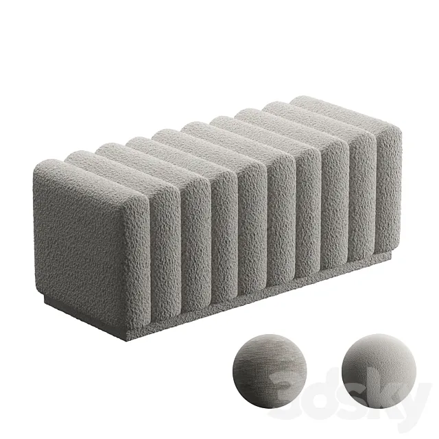 Bench Bente (Eichholtz) 3D Model