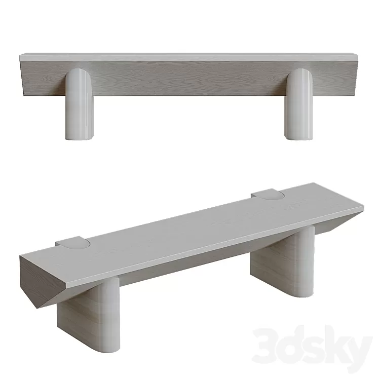 Bench by Charles Kalpakian 3D Model Free