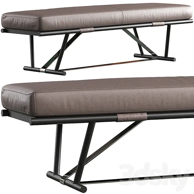 Bench Chanintr Liaigre Touareg 3D Model