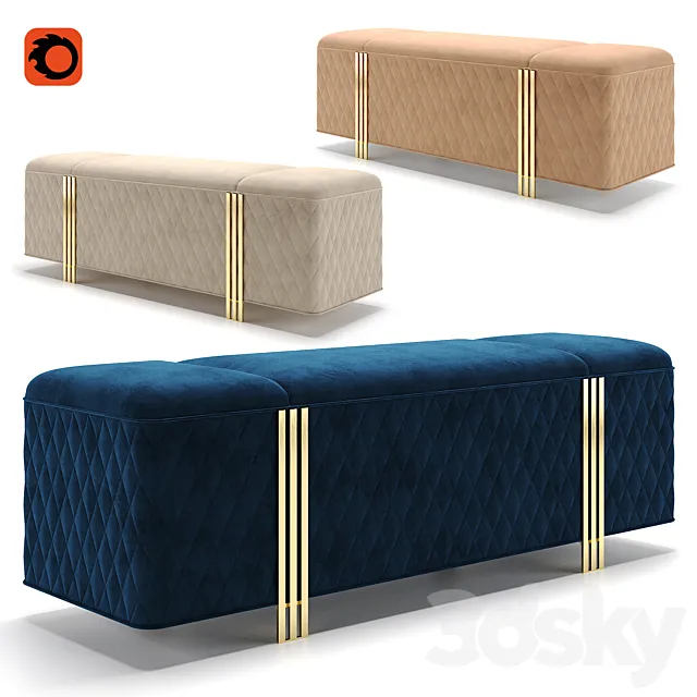 Bench Charlotte by MOBEL & ZEIT Free Download