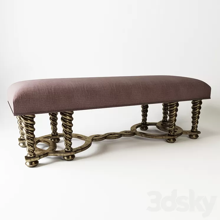 Bench Christopher Guy 2 014 60-0011-EE 3D Model
