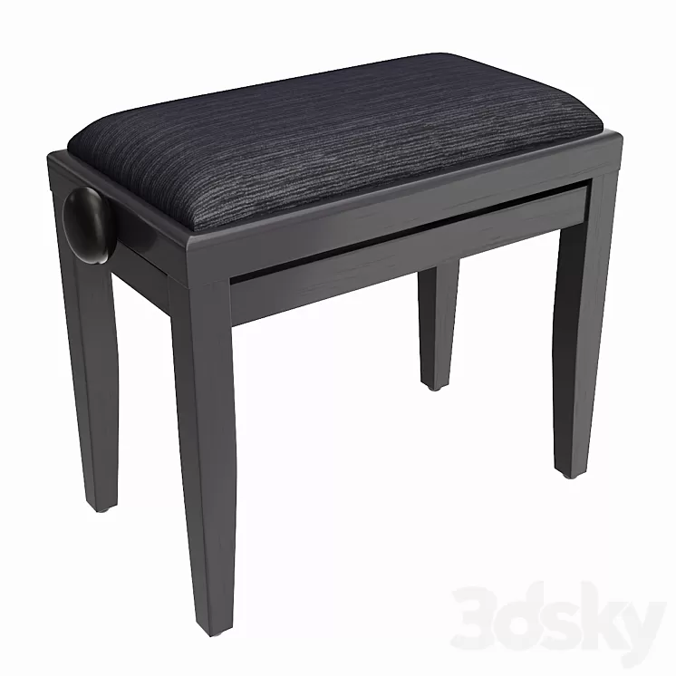 Bench for piano Thomann KB-15BM 3D Model