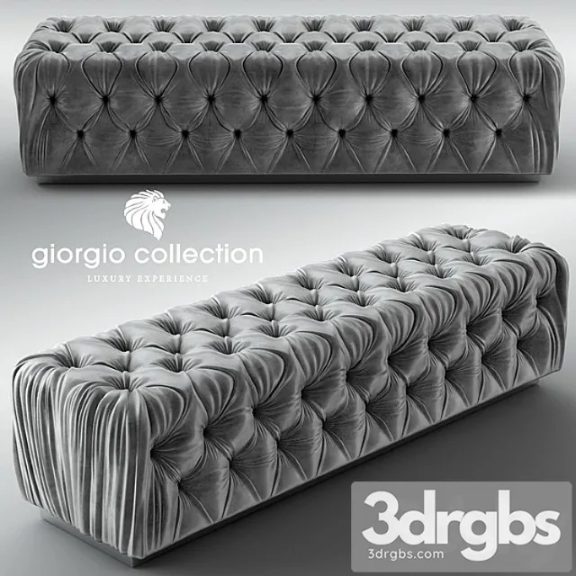 Bench Giorgio Collection Sunrise 3D Model Free