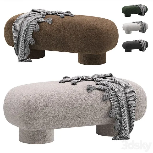 Bench Koto Cozy By Divan.ru 3D Model