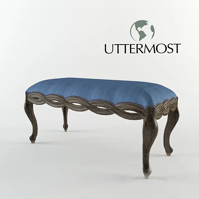 Bench "Kylia" from Uttermost 3D Model