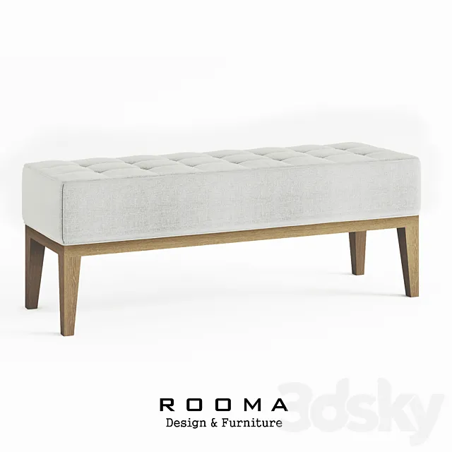 Bench Mila Rooma Design 3DModel