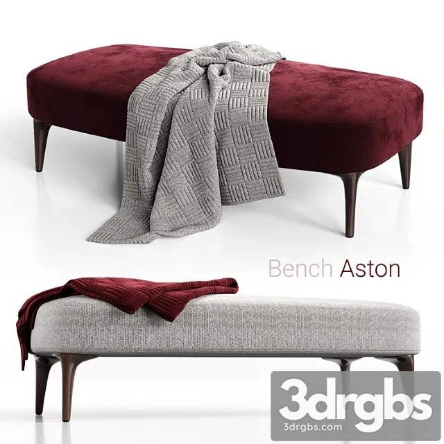 Bench minotti aston 2 3D Model Free
