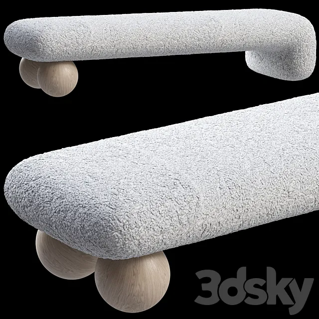 Bench Nathan Anthony Alais 3DModel